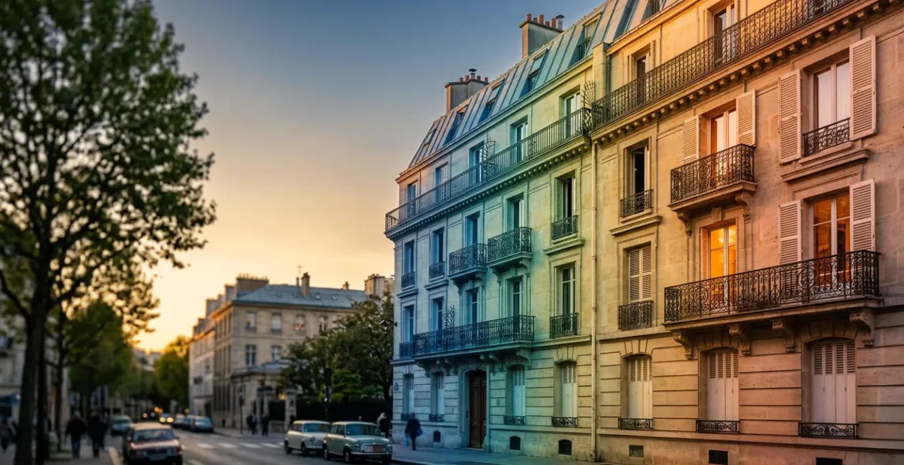 Analyse thermographique d'une maison montrant les déperditions énergétiques des murs avec zones de couleur rouge et jaune